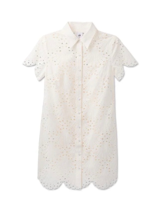 CAbi Dresses & Skirts - Cabi Eyelet Day Dress